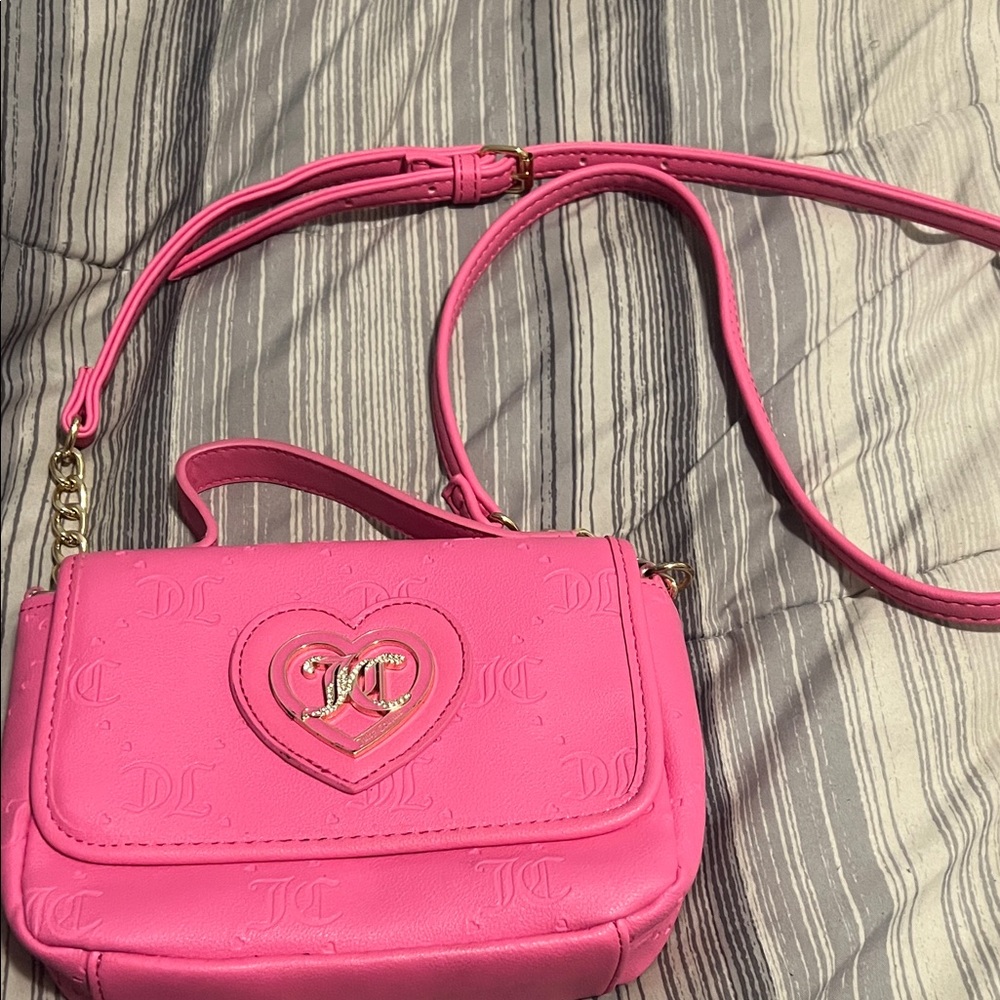 Juicy Couture Vibrant Pink Crossbody Bag